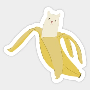 banana cat Sticker